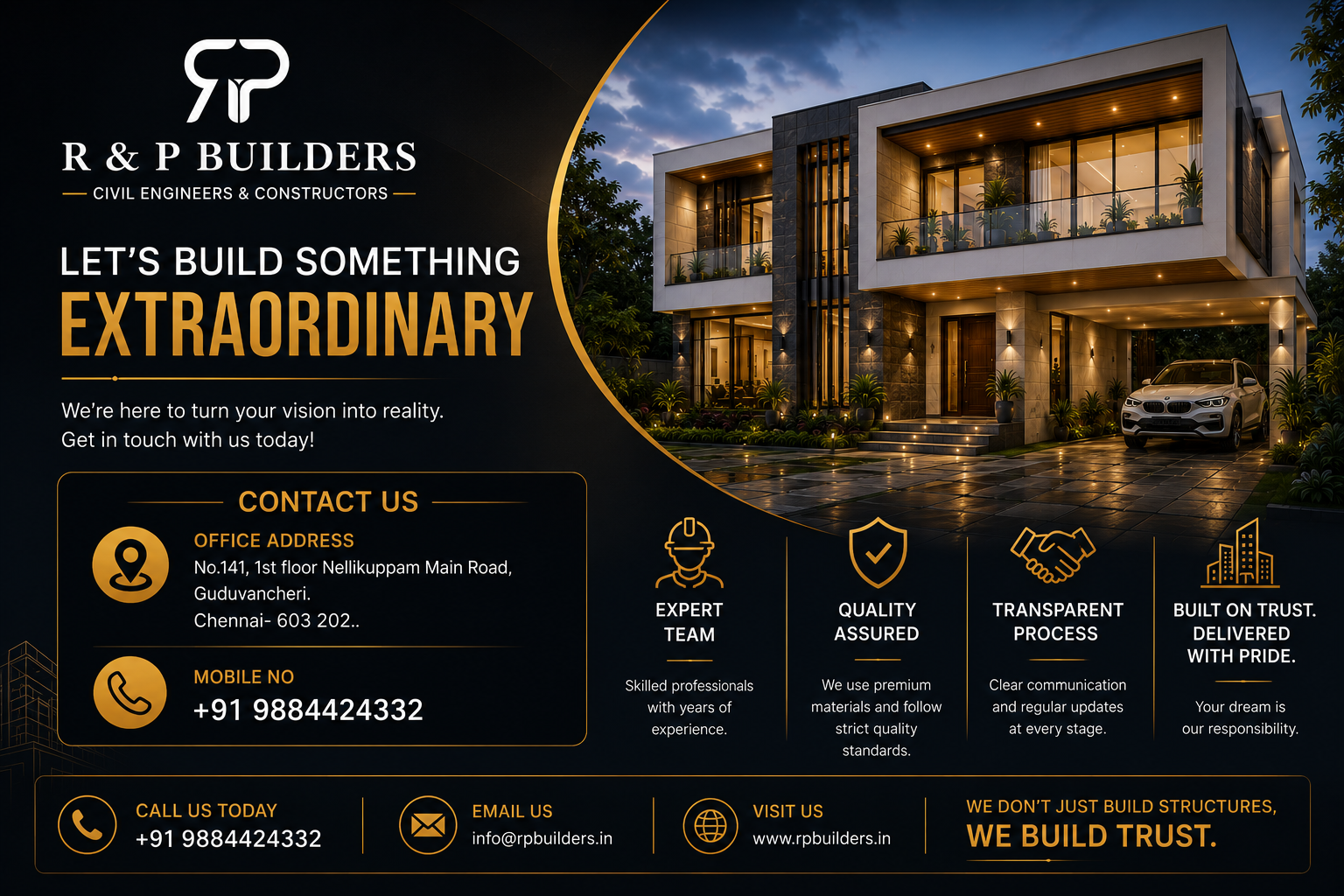 Contact R & P Builders